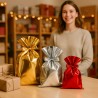 Glossy metallic gift bags