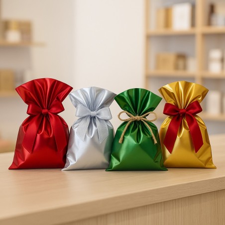 Buste Regalo Metallizzate Satinate