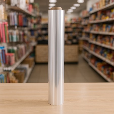 Carretel de polipropileno transparente 1 X 120 mt, ideal para embrulhos florais, cestas de presente ou embalagens gastronômicas