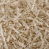 Recycled paper shavings detail