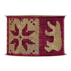 Cinta Oso Polar Rojo mm. 63x10 mt.