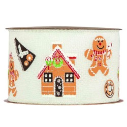 Nastro Panna Gingerbread mm.63x10 mt.