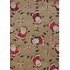 25 Fogli di Carta Regalo Metal Kraft Fantasia Natalizia cm.70x100 | ChartaRè