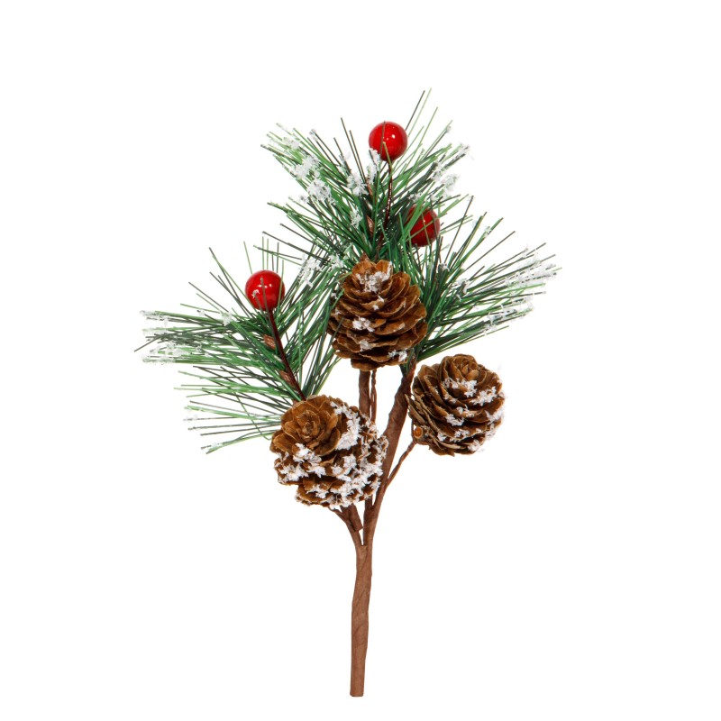 Pick 3 Berries and Pine Cones Height cm.16