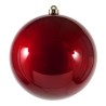 Plastic balls diameter mm.100 in pack of 4 pcs. Red and Gold