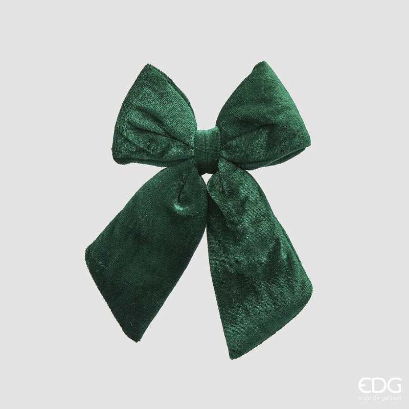 Lazo de terciopelo verde oscuro en tres tamaños EDG | ChartaRè