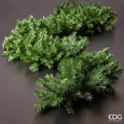 Groene dennen festoen, cm. 275 diameter, cm. 30 EDG