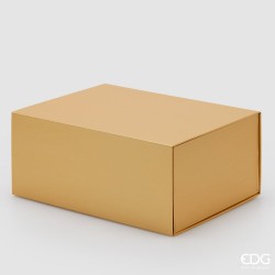 Caixa dobrável de ouro de luxo cm. 30x20x12,5 h EDG