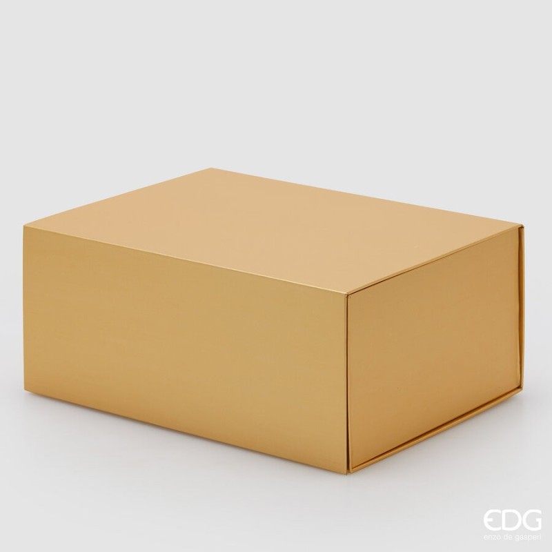 Caixa dobrável de ouro de luxo cm. 30x20x12,5 h EDG
