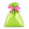 Satin Metallic Gift Bags, apple green