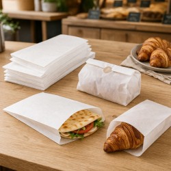 Food-grade White Paper Bags, 10 kg boxes