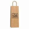 Recycled Havana Paper Shopper with Cord Handle and Custom Print in 1 Black Color 3000 Pieces
