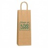Recycled Havana Paper Shopper with Cord Handle and Custom 1 Color Green Print 3000 Pieces