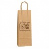 Recycled Havana Paper Shopper with Cord Handle and Custom Print 1 Brown Color 3000 Pieces