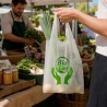 500 White Bio Compostable Bags Compliant with UNI EN 13432 market standard