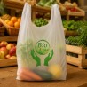 500 White Compostable Bio Bags Compliant with UNI EN 13432 fruit and vegetables