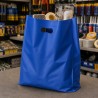 Colored Plastic Bags with Die-Cut Handle, Box of 10 kg blue