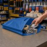 Sacchetti Colorati in Plastica con Manico Fustellato, Scatola da 10 kg