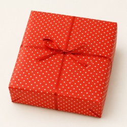 25 Fogli di Carta da Regalo Monopatinata Pois