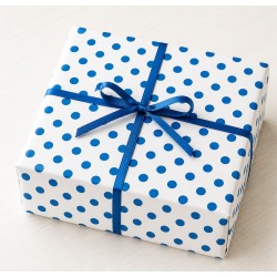25 Sheets of Modern Polka Dot Wrapping Paper