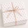 25 Fogli di Carta da Regalo Pois Moderni NUDE