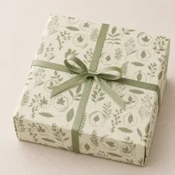 Carta Erba motivo Plants in verde, 25 fogli da cm 70x100