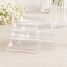 Boxes for transparent sugared almonds tube for wedding favors