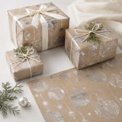 Assorted Fancy Kraft Metal Gift Paper