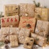 Foglio di Carta Regalo Kraft Metal Fantasie Assortite cm.70x100