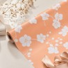 Bobina di Carta colore Salmone per Confezioni fantasia Orchidea