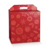 Scatola porta Panettone e Bottiglia Red Universe