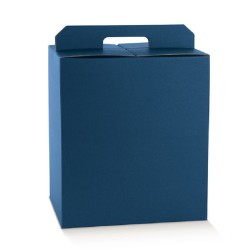 Scatola porta Panettone e Bottiglia Blu