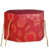 Red Universe Hexagon Box with Cords