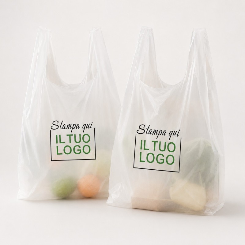 Customized Compostable Biodegradable Shopping Bags | ChartaRè