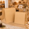 Havana Paper Shopper with Cord Handle and Wide Bottom