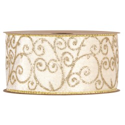 Nastro Golden Whisper mm 63x10 mt Crema