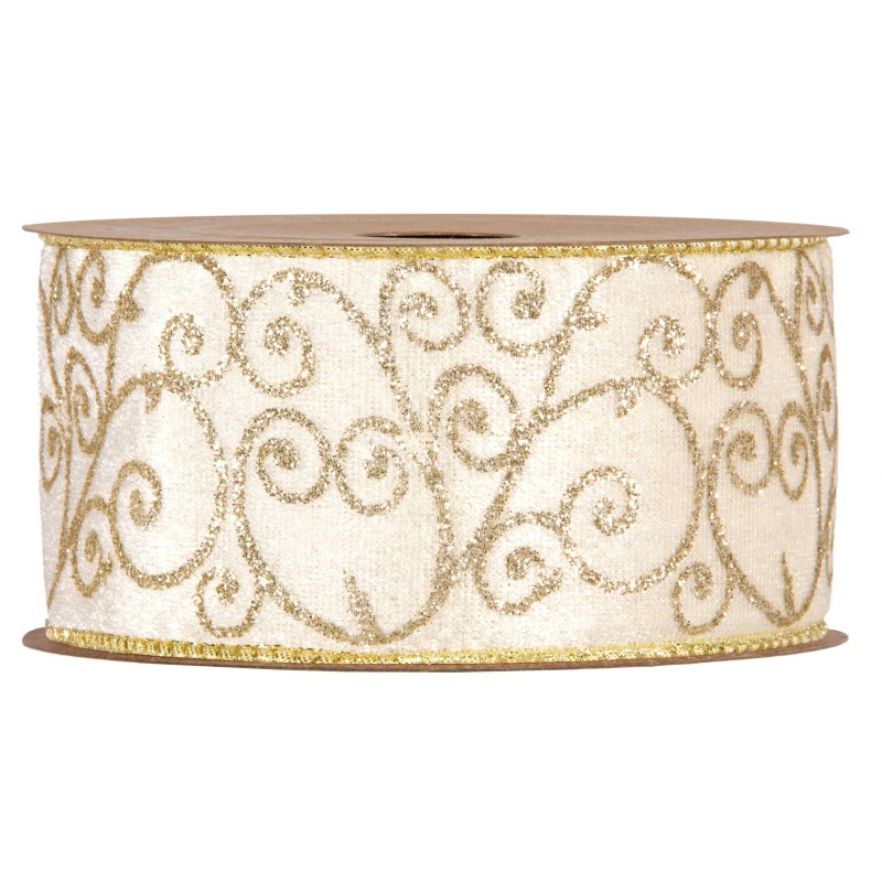 Nastro Golden Whisper mm 63x10 mt Crema