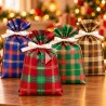 Assorted Tartan Lord Gift Bags in 4 Colors, Packs of 100 and 50 Pieces