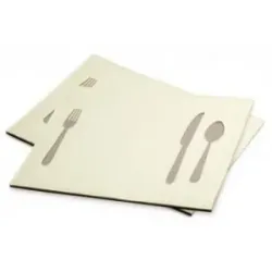 1 kg. Individuais de mesa cm. Papel Kraft Branco Personalizado 33x40