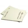 1 kg. Placemats cm. 33x40 Personalized White Kraft Paper
