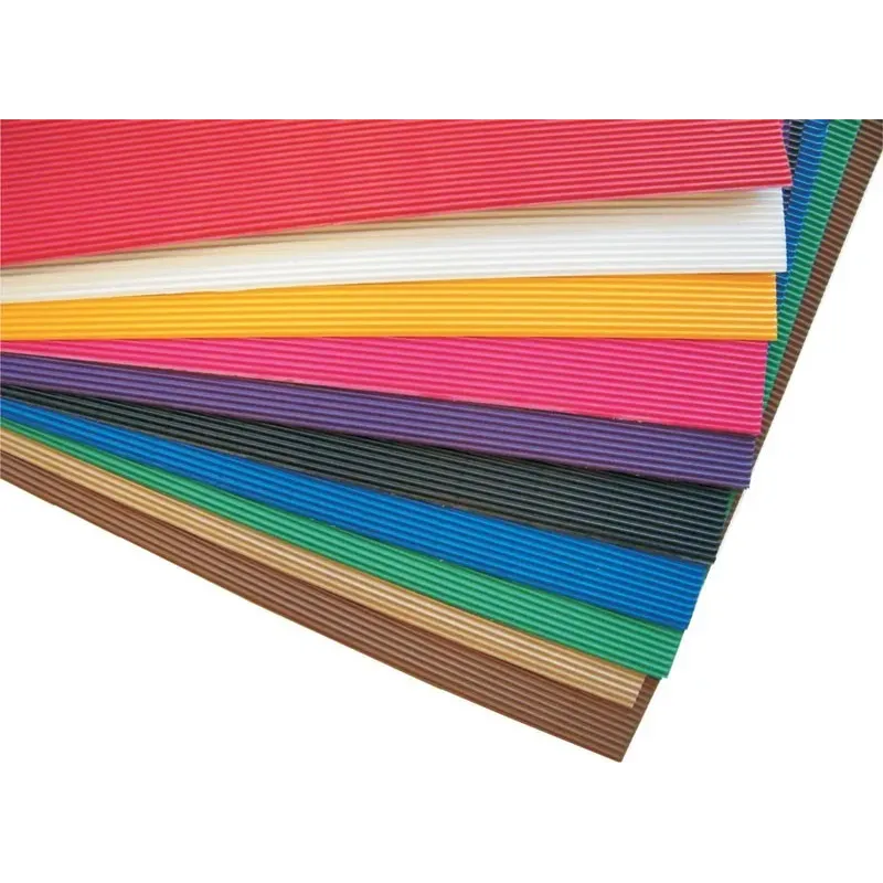 Folha de Papelão Onda Colorida cm.70x50