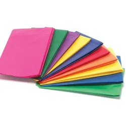 Folhas de papel de seda coloridas cm70x100 Pacote de 70 folhas, Ideal para decorações, recheios ou presentes