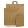 Shopper papier afdichting Havana plat handvat