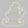 Santa Claus Sleigh Light 480 Led Cm.76x74