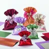 Satin metallic gift bags