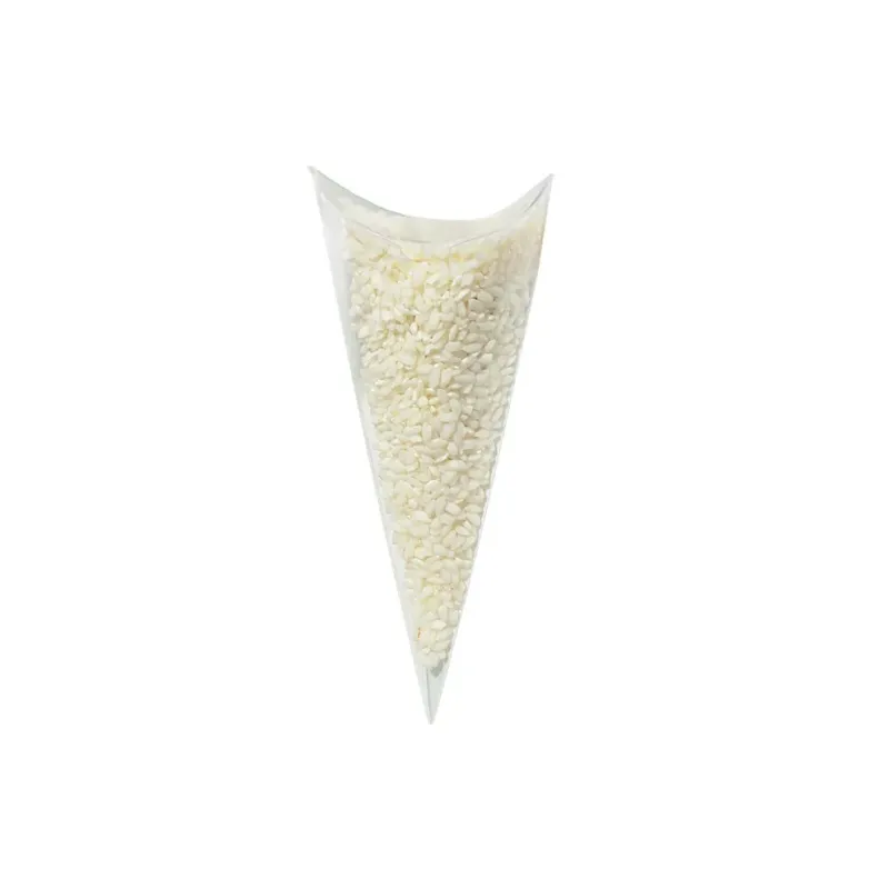 10 Transparent Cones Rice Holder