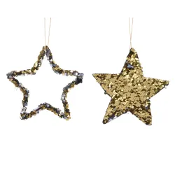 Stella Oro Strass cm 15 pz.3
