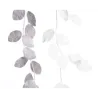 Guirlande de feuilles blanches ou grises cm 120