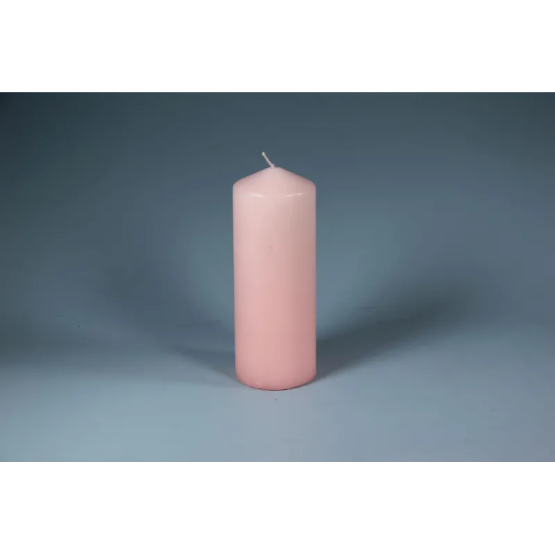 Moccolo h 150 x dm 75 mm  pz. 4 Rosa