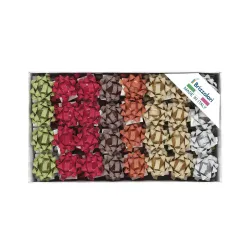 Glitter sterren mm 6,5 st.100, ideaal voor het decoreren van geschenkdozen